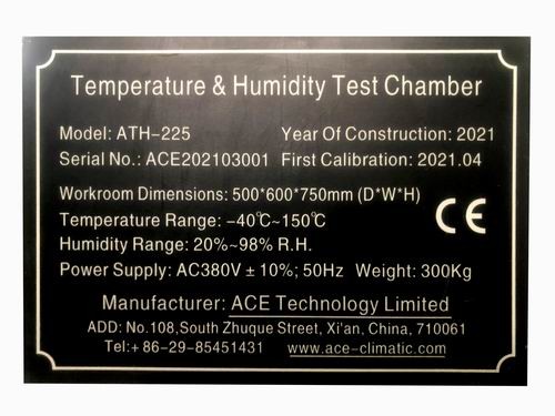 Humidity chambers